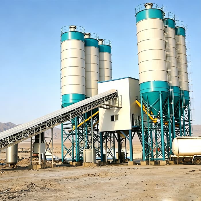 hzs240-commercial-concrete-batching-plant